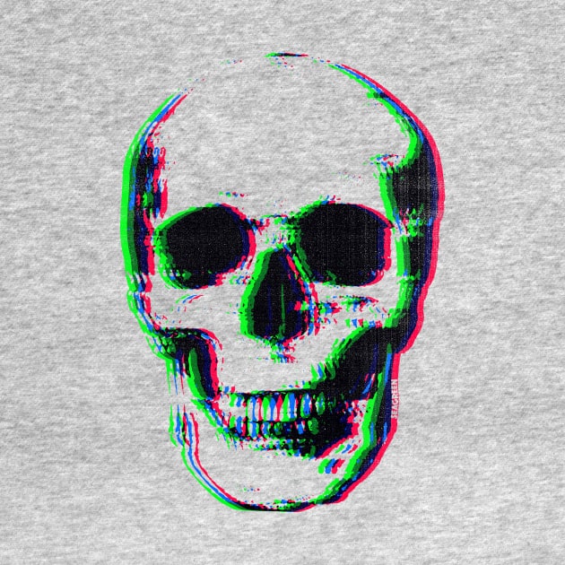 Trippy Skull by SeaGreen